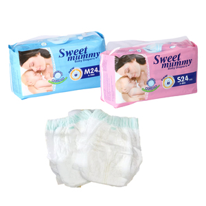Free Sample Custom Diapers SAP Soft Cloth Like Touch Breathable Disposable Pull Small Size Baby Diapers Pants - Product Image 1