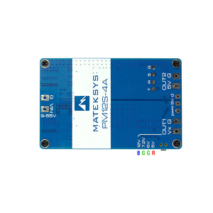 Module d'alimentation Matek PM12S-4A, double BEC <span class=keywords><strong>9</strong></span>-55V 4A 5A, crête 5V/6V/7.2V/12V sélectionnable, contrôle PWM, 50x32x7mm 18g pour drone FPV - Product Image 5