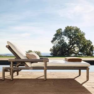 Silla de Jardín de Madera Maciza, Estilo Rústico, Muebles Duraderos para Exteriores - Product Image 2