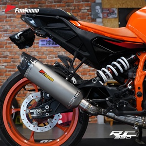 Système d'échappement sport slip-on pour moto <span class=keywords><strong>KTM</strong></span> Duke 390 RC390 2024-2026, <span class=keywords><strong>prix</strong></span> de gros usine Forsound - Product Image 5