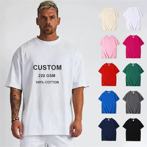 Camiseta extragrande personalizada antiarrugas de la mejor calidad, camisetas extragrandes de algodón para venta al por mayor, Camiseta extragrande - Product Image 1