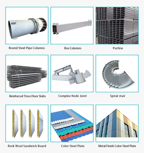 Structure de stationnement en acier surélevée, structure en acier, <span class=keywords><strong>maison</strong></span> préfabriquée, <span class=keywords><strong>kit</strong></span> de construction en acier, structure en acier commerciale - Product Image 5