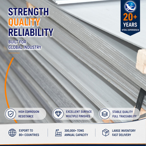 High Quality 321 316L BA Finish 2.0mm x 1219mm 5x10' Annealed EN 10088 Stainless Steel Plate for Textile Machinery - Product Image 1