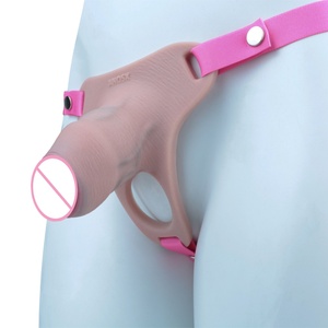 Male Chastity Cage Device With Real Silicone Dildo <b>Elastic</b> Chastity <b>Belt</b> Penis Ring Lock SM Sex Toys for Men Gays - Product Image 2