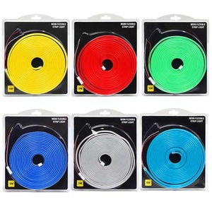 Nouvelle Bande LED Néon Flexible 5M 6*12mm pour Décoration <span class=keywords><strong>Voiture</strong></span>, Intérieur/<span class=keywords><strong>Extérieur</strong></span>, Lampe d'Ambiance Romantique 12V 6000K - Product Image 3