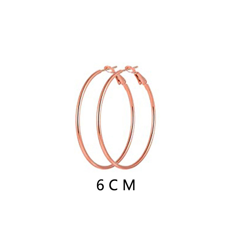 6cm rose gold