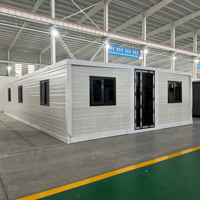 Maison modulaire préfabriquée, maison conteneur, modèle de maison avec cuisine et salle de bain modernes