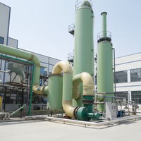 Colonne d'absorption en fibre de verre GRP/FRP LAN ZHI pour la purification des fumées, efficacité de purification de 90%, origine Hebei