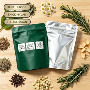 Bolsas Mylar Personalizadas al por Mayor para Impresión Digital, 3.5g, a Prueba de Olores, con Cierre a Prueba de Niños para Almacenamiento de Hierbas, Sin Costo de Placa - Product Image 3