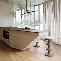 Conception d'intérieur de villa de luxe moderne, personnalisation complète de la maison, style minimaliste italien, solution clé en main