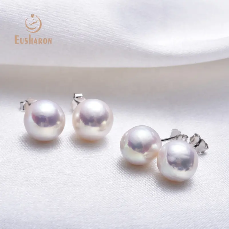 Freshwater Pearls Hot Selling S925 Sterling White Hoop Shape And Baroque Earring Jewelry Freshwater Pearl Of Women