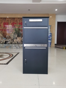 새로운 디자인 안전 맞춤형 아연 도금 강철 우편함 가정 정원 소포 배송함 (야외용) - Product Image 6