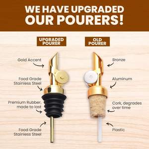 Distributeur d'huile en verre moderne Mixwares à ouverture et fermeture automatiques - Bouteille d'huile pour sauce soja/<span class=keywords><strong>vinaigre</strong></span>/huile d'olive <span class=keywords><strong>Cuisine</strong></span> - Product Image 5