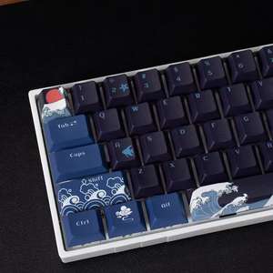 Personnalisé <span class=keywords><strong>Keycaps</strong></span> 87 Touches OEM Profil DYE Sublimation Black Coral Sea <span class=keywords><strong>GMK</strong></span> <span class=keywords><strong>KEYCAPS</strong></span> Keyboard <span class=keywords><strong>Keycaps</strong></span> - Product Image 6