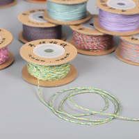 Bracelet personnalisé en coton macramé 100% fait main, 1,0 mm, 18 brins, pour la fabrication de bijoux