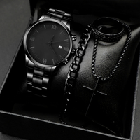 Coffret cadeau montre à quartz pour homme avec bracelet et boîte – Montre homme en gros à prix réduit