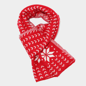 Linda Ensemble de 3 pièces de style de Noël européen <span class=keywords><strong>et</strong></span> américain pour <span class=keywords><strong>femme</strong></span>-Bonnet tricoté, écharpe, gant assorti, ensemble de décoration de Noël - Product Image 6