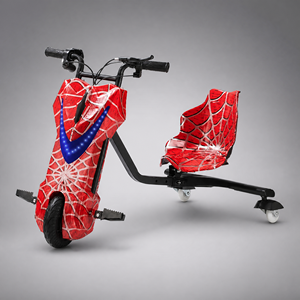 Voiture électrique de drift DomeRide V6.5 36V pour enfants de 6 à 8 ans, trois roues, double bascule, affichage numérique, éclairage, charge 100 kg, moderne, pour l'extérieur - Product Image 3