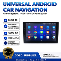 Autoradio Android 7/9/10 pouces avec écran tactile IPS 1280x720, GPS pour CarPlay, 2 Din, logo personnalisé - Sortie d'usine OEM, MOQ 50