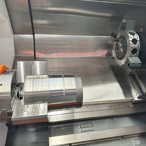 Torneado CNC automático de alta precisión TCK63 Torno CNC de cama inclinada de metal de un solo husillo - Product Image 4