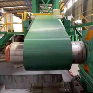 Tôles d'acier galvanisé prélaqué PPGI de haute qualité en bobines – Vente en gros usine – Pliage, découpe, soudage selon normes JIS/BIS/KS - Product Image 4