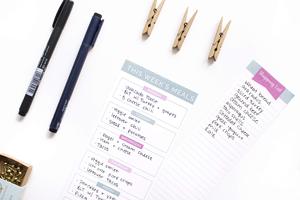 Bloc de notas para planificador de comida, lista de compras con lágrimas para compras cómodas - Product Image 6