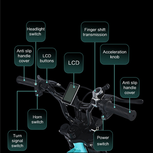 Akez ZX 48V 13ah 750W không chổi than động cơ trung tâm Xe đạp điện | Bánh răng 7 tốc độ | Pin Lithium | Xe đạp điện mạnh mẽ và hiệu quả - Product Image 5