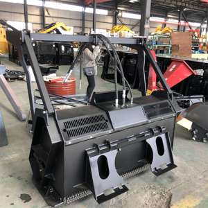 頑丈な林業マルチャーミニトラックスキッドステアアタッチメントツリーマルチャー最安値スキッドステア用林業マルチャーヘッド - Product Image 6