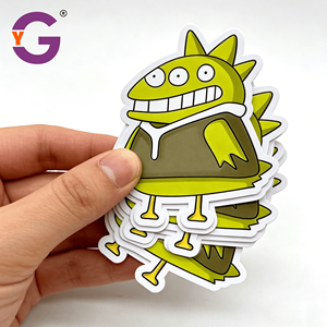 <span class=keywords><strong>Pegatina</strong></span> Personalizada de Dinosaurio Monstruo de Dibujos Animados para Niños, <span class=keywords><strong>Pegatina</strong></span> de Vinilo Impermeable para Niños, <span class=keywords><strong>Pegatina</strong></span> Adhesiva Troquelada Impresa - Product Image 5