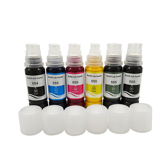 Desktop Printer Filling Ink T552 552 555 013014 ECO Tank Printer Ink for Epson ET 8500 8550 Printer Filling Cartridge