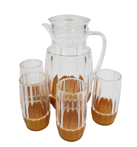 2024 sản xuất Trung Quốc Nhà cung cấp 1.6L Bình nước Acrylic uống bình nhựa pitchers với cup Set Đảng jugs Set - Product Image 6