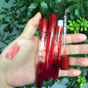 All'ingrosso basso Moq di lunga durata di Halloween Makeup <span class=keywords><strong>Art</strong></span> Movie sangue Logo personalizzato labbra olio lucidalabbra macchia - Product Image 1