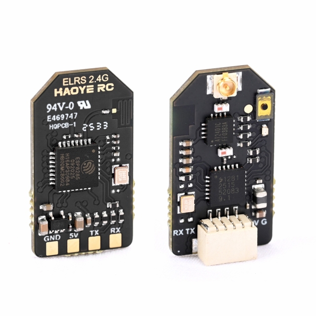 Haoye RC ELRS 2.4GHz 915MHz Nano Receiver 2.4G RX ExpressLRS Long Range Low Latency for RC FPV Long Range Radio Control Elrs
