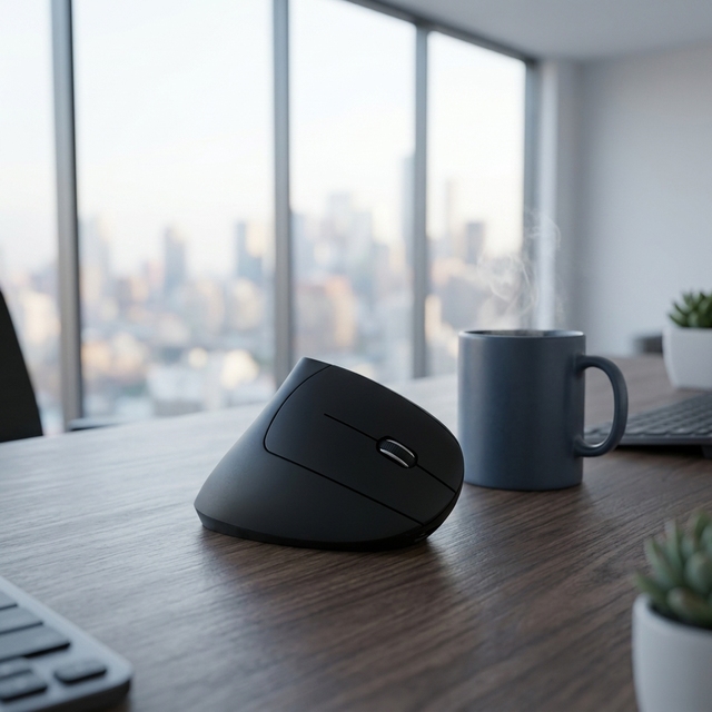 Jedel Ergonomic Optical Wireless Vertical Mouse Right-Handed USB 1600 DPI 6 Buttons W925 AAA Battery