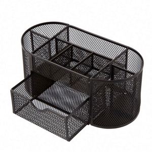 Sam Metal Mesh Multi-function Office <b>Pen</b> Holder Desktop Stationery Organizer Desk Organizer - Product Image 2