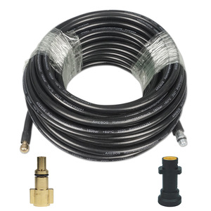 Manguera de agua de alta presión de 10m 15m 20m 30m, tubo de PVC para lavado de autos y desatascado de tuberías - Product Image 4