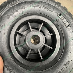 Roue de pneu gonflable à Air de 10 pouces 3.00. 4 3.50 — 4, roue en caoutchouc pour camion à main, chariot de tondeuse à gazon, brouette - Product Image 3