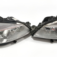 Ensemble de phares au xénon complet d'occasion pour Mercedes Benz Classe C W204 2007-2011, lentille transparente gauche droite avec garantie de 3 mois