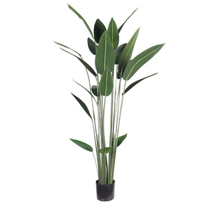 Planta Artificial Ave de Paraíso Grande para Interiores, Maceta de Suelo, Hojas de Alta Simulación, Decoración del Hogar, Accesorios para Bodas - Product Image 4