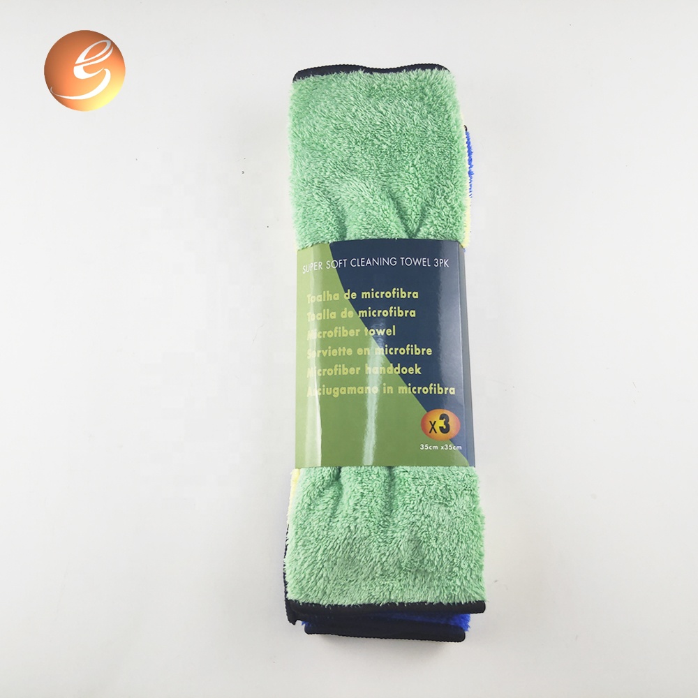 Yumuşaklık ve konfor tek kullanımlık süper emici havlu en iyi silme paketi özel etiket mikrofiber bez