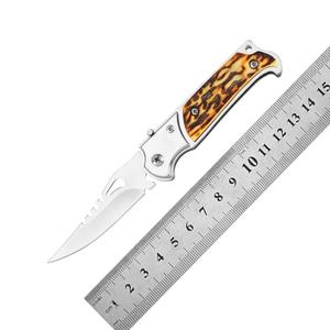 มีดพกพาพับขนาดเล็กแบบพกพามีดทำครัวสแตนเลสหลายใบมีดเดินป่าตั้งแคมป์ - Product Image 2