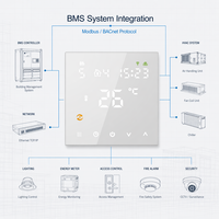 WiFi termostato inteligente de Control de válvula de agua para calentamiento de agua 7 días programable termostato Digital AC 90-240V