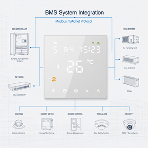 <span class=keywords><strong>Thermostat</strong></span> <span class=keywords><strong>intelligent</strong></span> WiFi AC 90-240V, pour contrôler l'eau, <span class=keywords><strong>Thermostat</strong></span> numérique <span class=keywords><strong>intelligent</strong></span> Programmable, 7 jours d'autonomie - Product Image 6