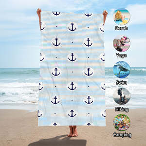 Toallas de Playa de Verano de Secado Rápido, Resistentes a la Arena, con Gran Absorbencia, Ecológicas, con Temática Hawaiana, Logotipo Personalizado, Grandes, de Microfibra - Product Image 5