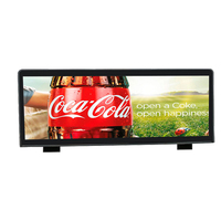 Doppio lato wifi led schermo pubblicitario segno 4G telecomando guida esterna Taxi top Display a LED
