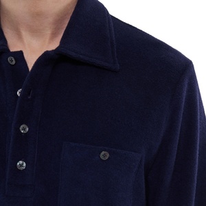 Ensemble de survêtement sportif d'été respirant en polyester/coton tricoté imprimé pour homme, avec manches longues et short, et coutures invisibles - Product Image 6