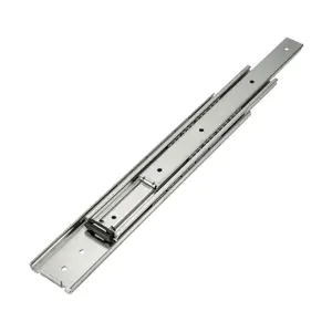 51 Wide 13 Thick Steel Ball Industrial Telescopic Slider Soft Close Drawer Cold Rolled Drawer Slider Bearing 85kg