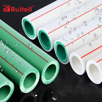 Tuyaux PPR flexibles vert/blanc/violet/bleu à prix d'usine - Certifiés CE/ISO, durables et écologiques pour le transport d'eau