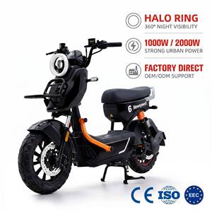 Motocicleta Eléctrica de Carreras con Batería de Litio de 1000W, Scooter de Dos Ruedas con Potencia de 60V, Velocidad Máxima de 31-60km/h, Certificación EEC para Adultos - Product Image 1