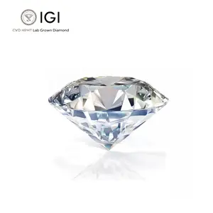 Haute qualité excellent HHHT CVD testeur de 4 carats cultivé en laboratoire diamants en vrac diamant cultivé en laboratoire IGI GIA diamant cultivé en laboratoire